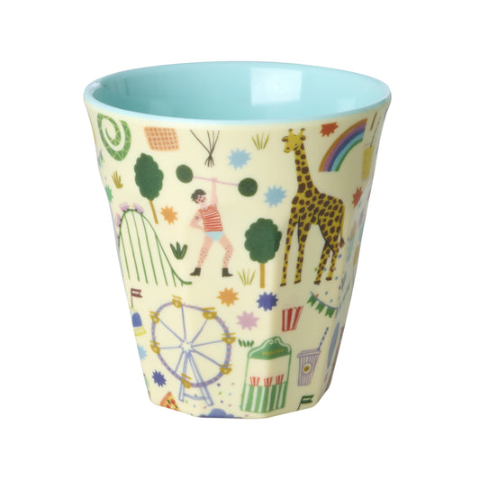rice Melamin Kinderbecher 250ml - Mint - Fun Fair Print