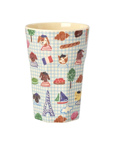 rice Melamin Becher 400ml - Blue Kids in Paris