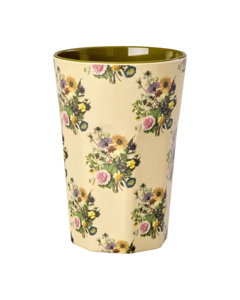 rice Melamin Becher 400ml - Retro Bouquet