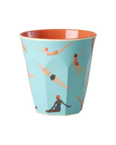 rice Melamin Becher retro swimster print 250ml