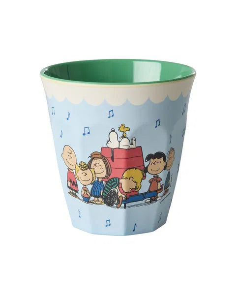 rice Melamin Becher 250ml - hellblau Snoopy