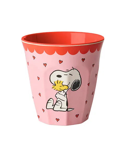 rice Melamin Becher 250ml - Pink Snoopy