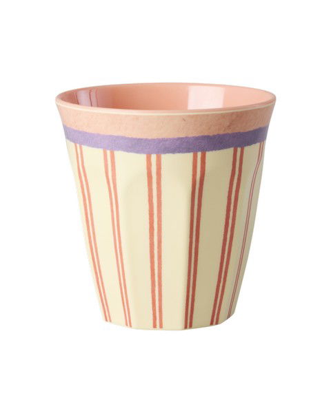 rice Melamin Becher stripey with love print 250ml
