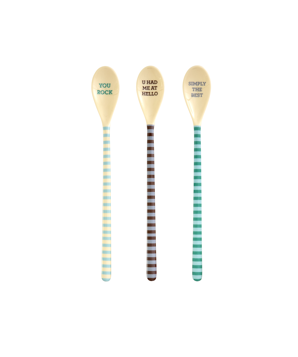 rice Melamin Latte-Löffel 3er-Pack