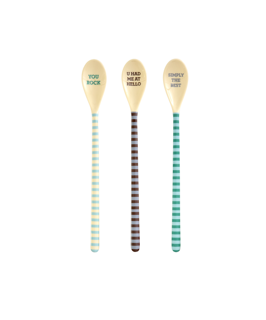 rice Melamin Latte-Löffel 3er-Pack