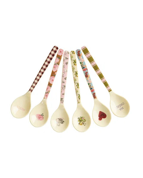 rice Melamin Teelöffel 6er Set Bon Vivant