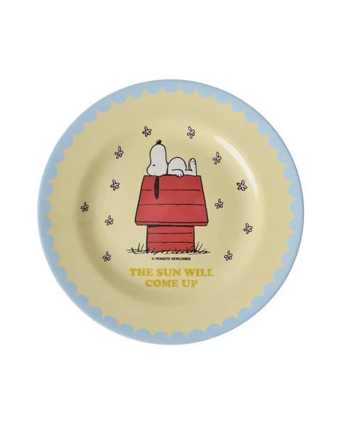 rice Beilagenteller - Creme - Snoopy Print