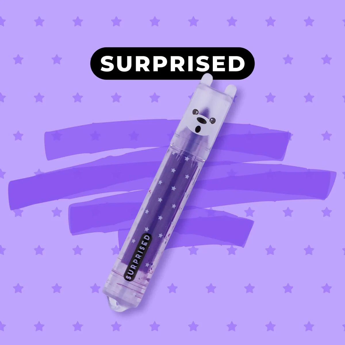 Legami Set mit 6 Mini-Textmarkern - Teddy's Mood