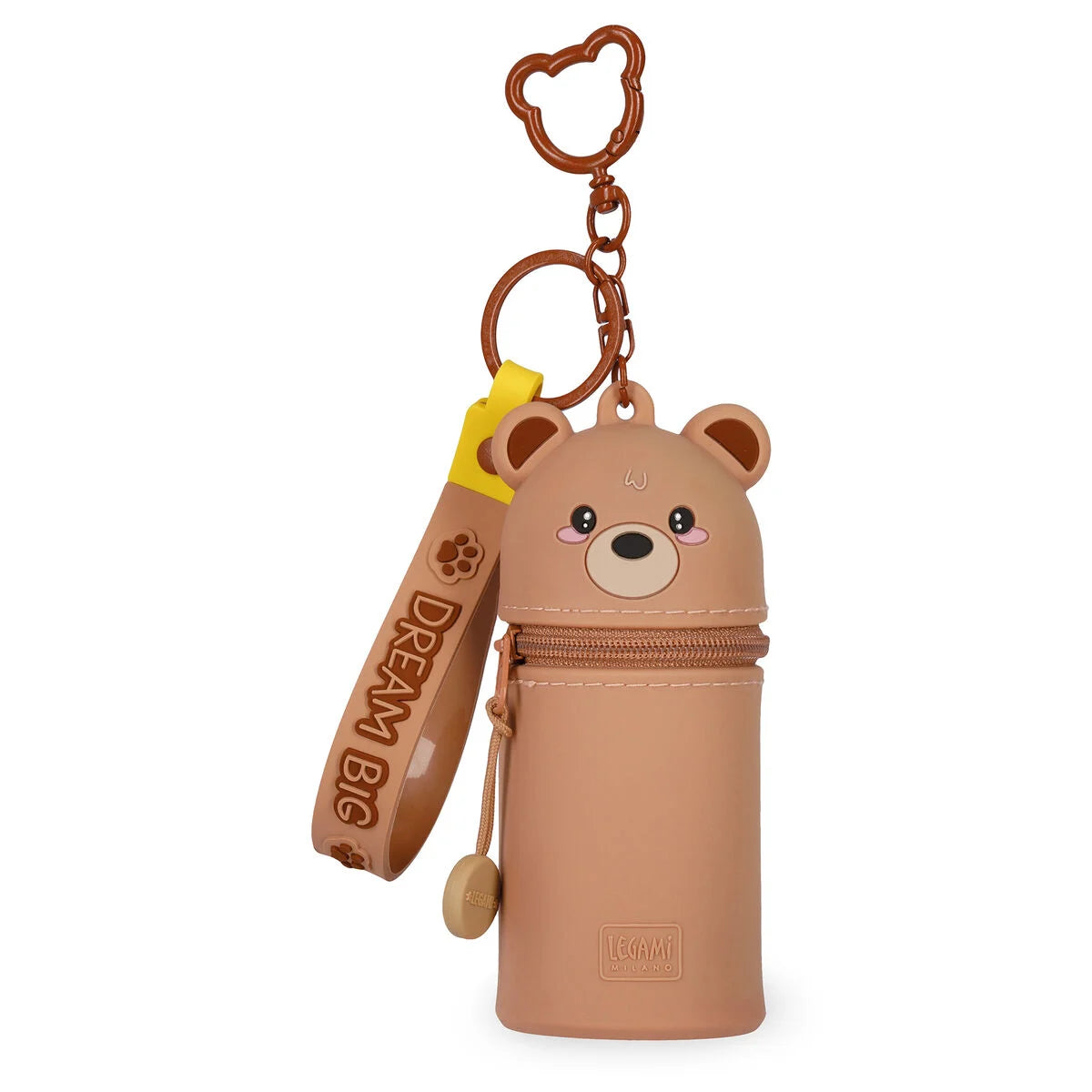 Legami Teddybär Geldbörse mit Schlüsselanhänger - Mini Kawaii