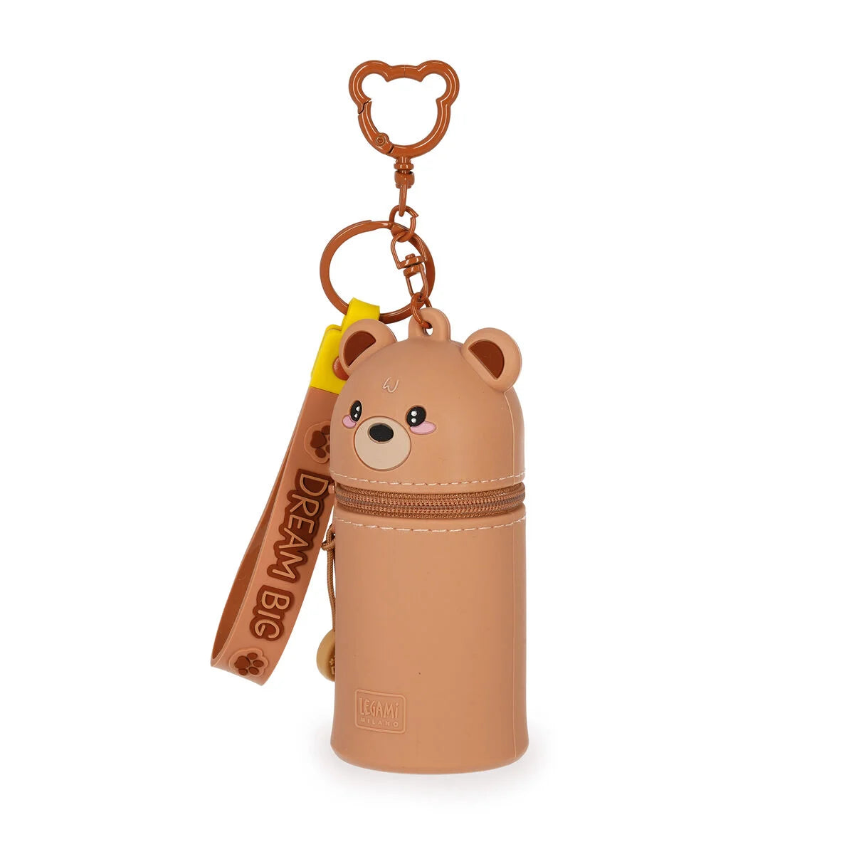 Legami Teddybär Geldbörse mit Schlüsselanhänger - Mini Kawaii