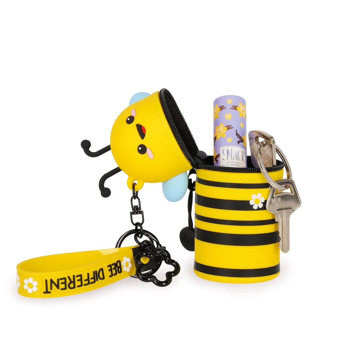Legami Biene Geldbörse mit Schlüsselanhänger - Mini Kawaii