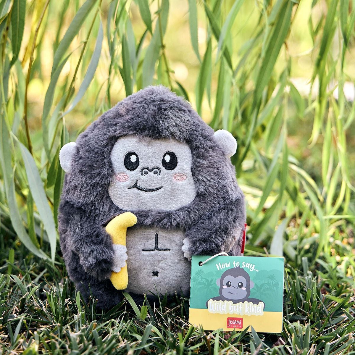 Legami Gorilla Stofftier - Mini Super Weich!