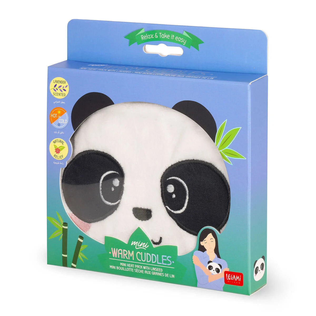 Legami Wärmepackung mit Leinsamen Mini - Panda