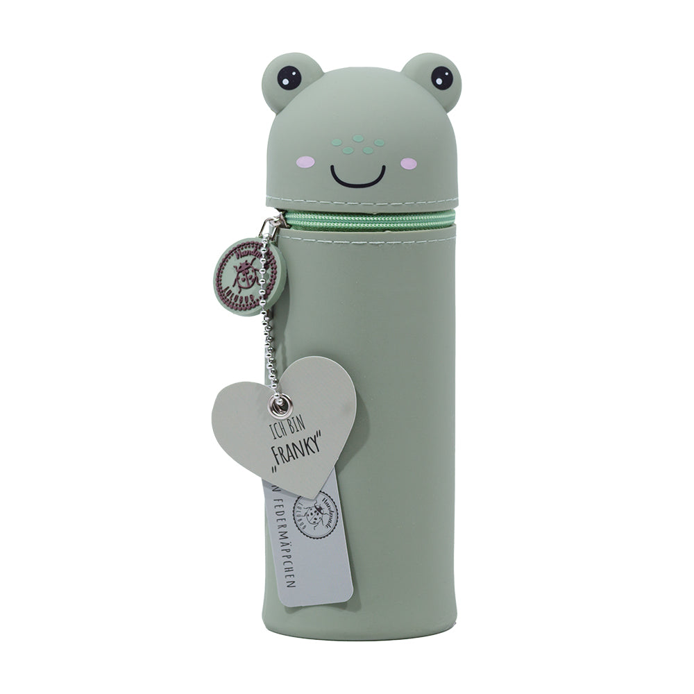 Lulubug Lustiges Tiermäppchen aus Silikon Frosch „Franky“