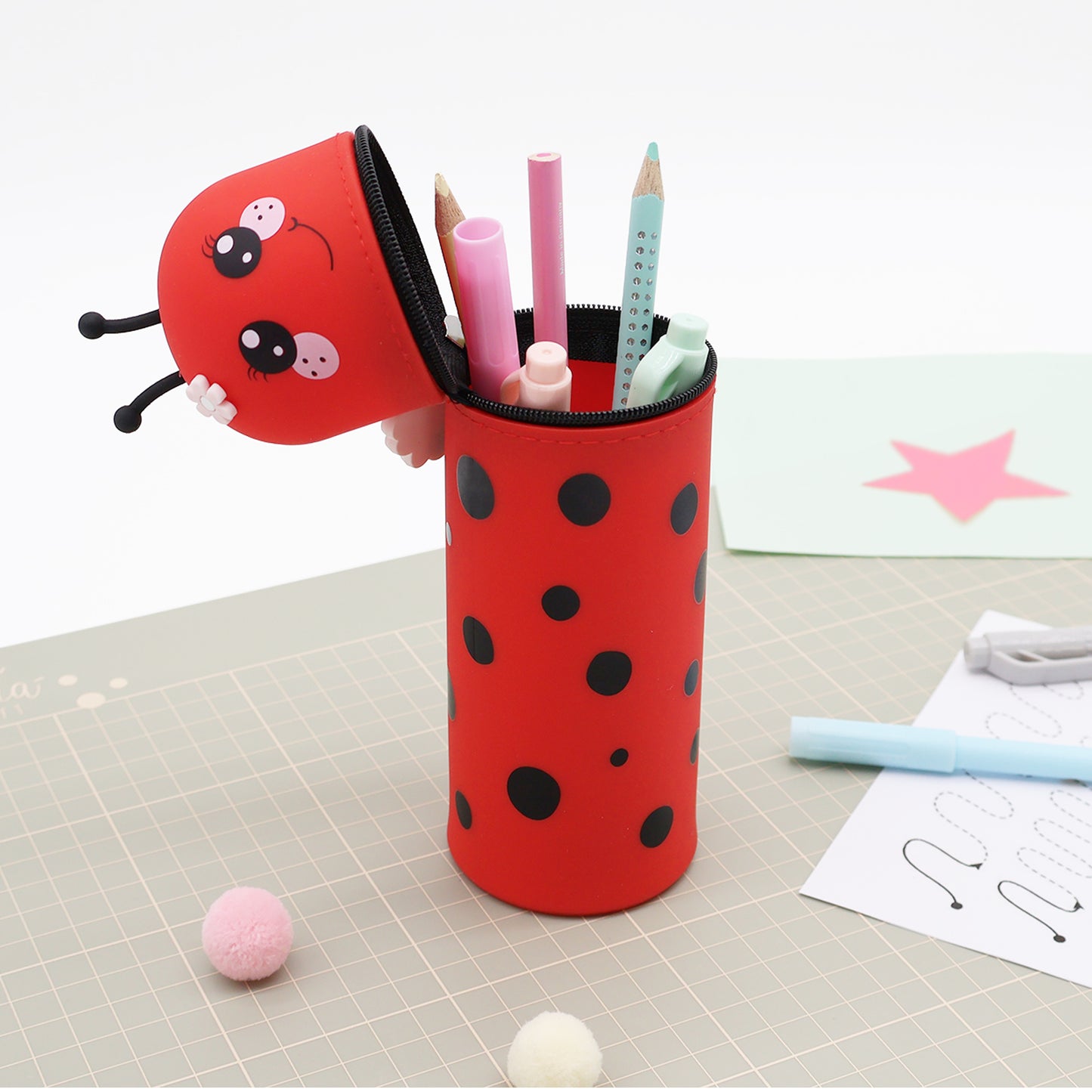 Lulubug Lustige Tiermäppchen - Marienkäfer Ruby