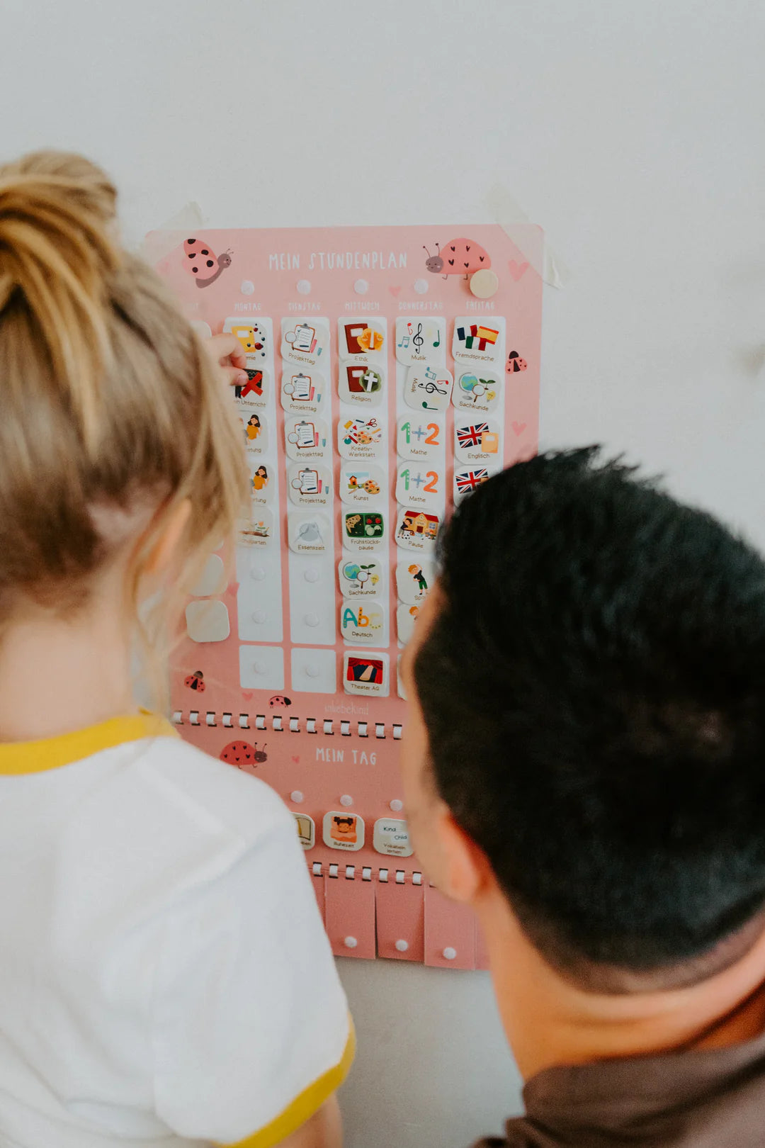 inliebekind Grundschulplaner inkl. Symbolkärtchen MARIENKÄFER - Gebunden