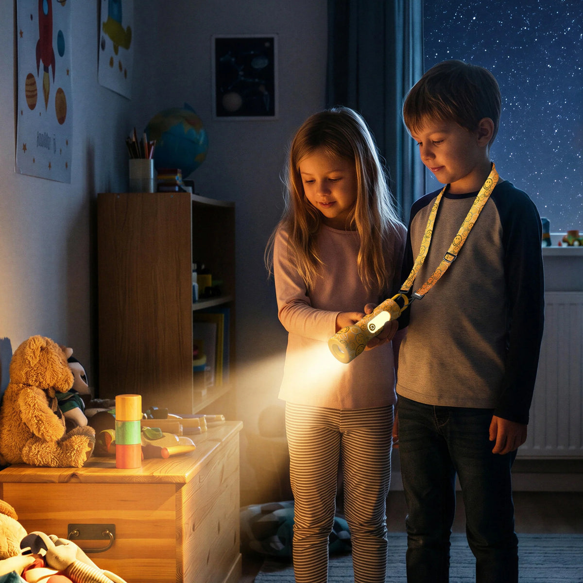 MOB Taschenlampe Smiley - Gelb