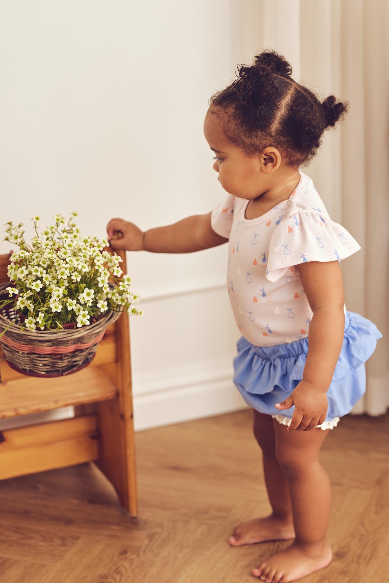 Müsli Baby Poplin Rüschen Hose