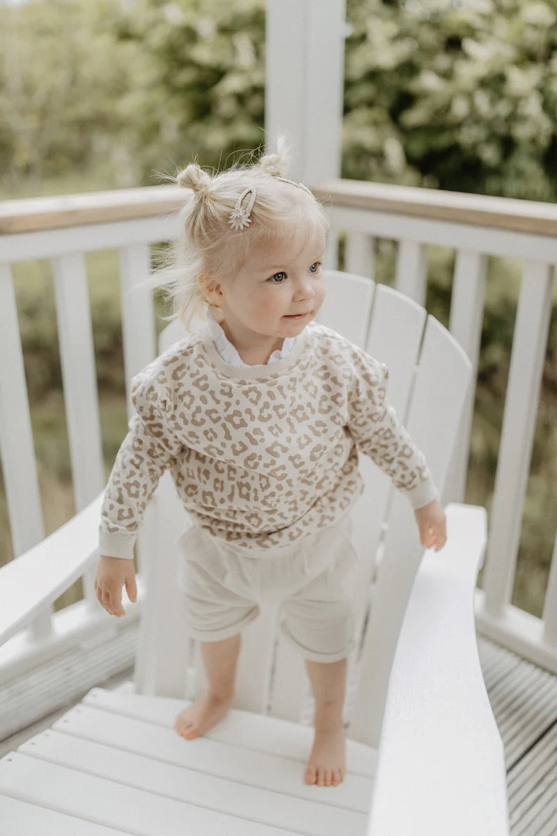 Leevje Oversized Sweater im Leoprint