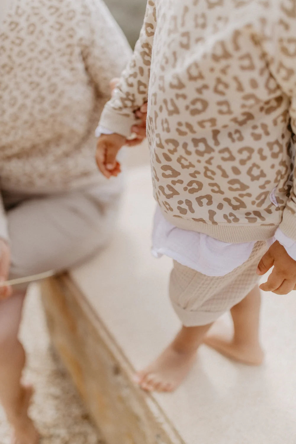 Leevje Oversized Sweater im Leoprint