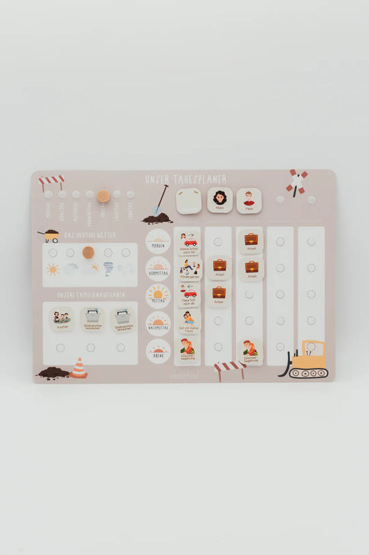 inliebekind Tagesplaner/Familienplaner inkl Symbole BAGGER