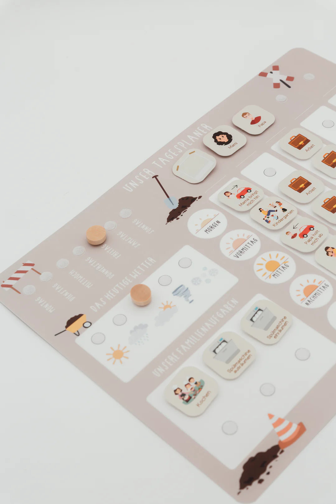 inliebekind Tagesplaner/Familienplaner inkl Symbole BAGGER