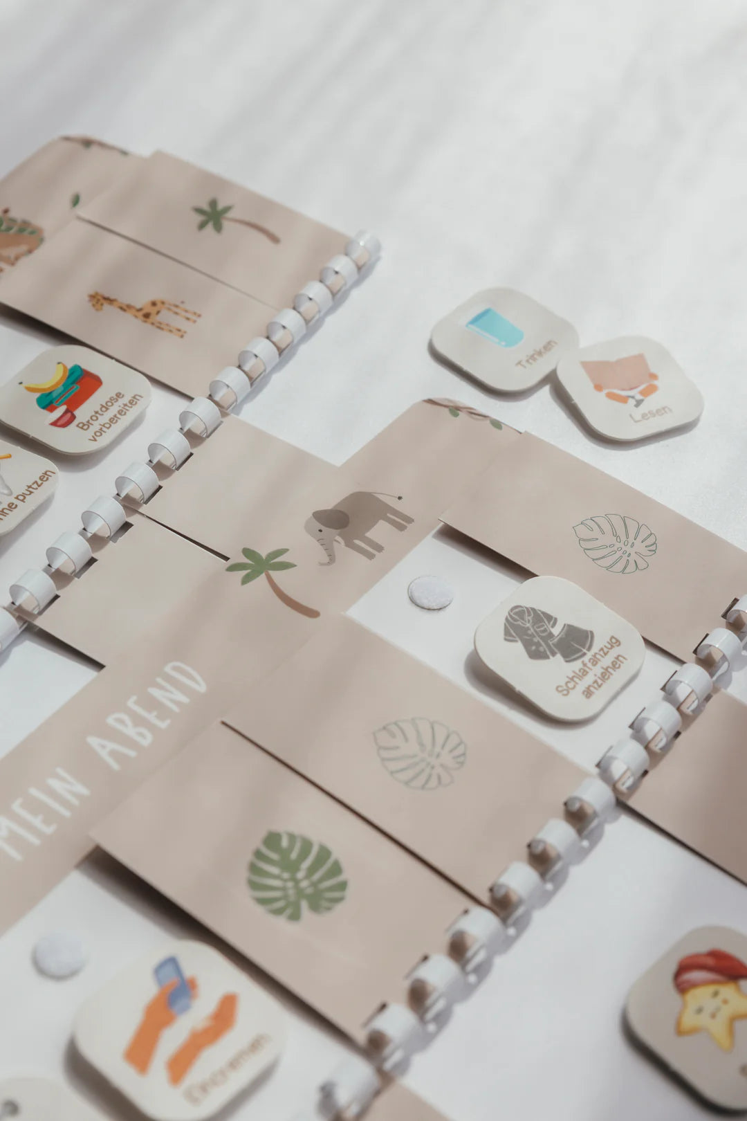 inliebekind Routineplaner inkl. Symbolkärtchen SAFARI