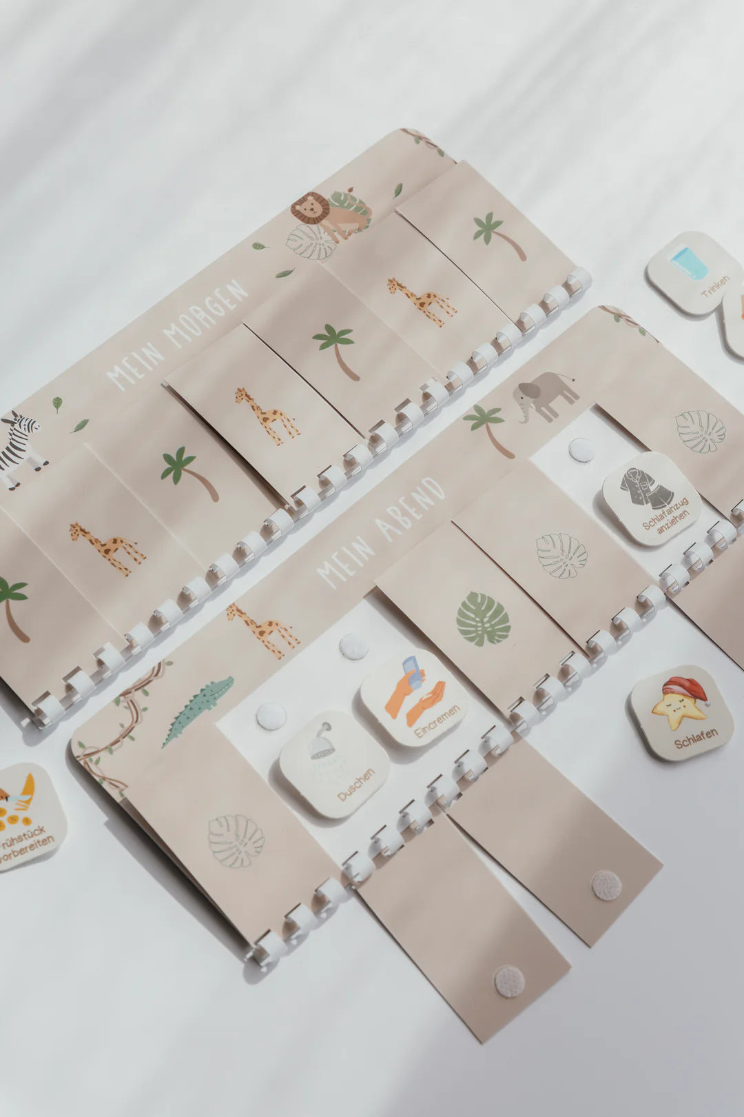 inliebekind Routineplaner inkl. Symbolkärtchen SAFARI
