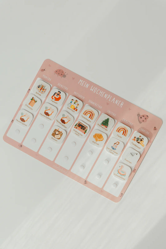 inliebekind Wochenplaner MARIENKÄFER GLITZER