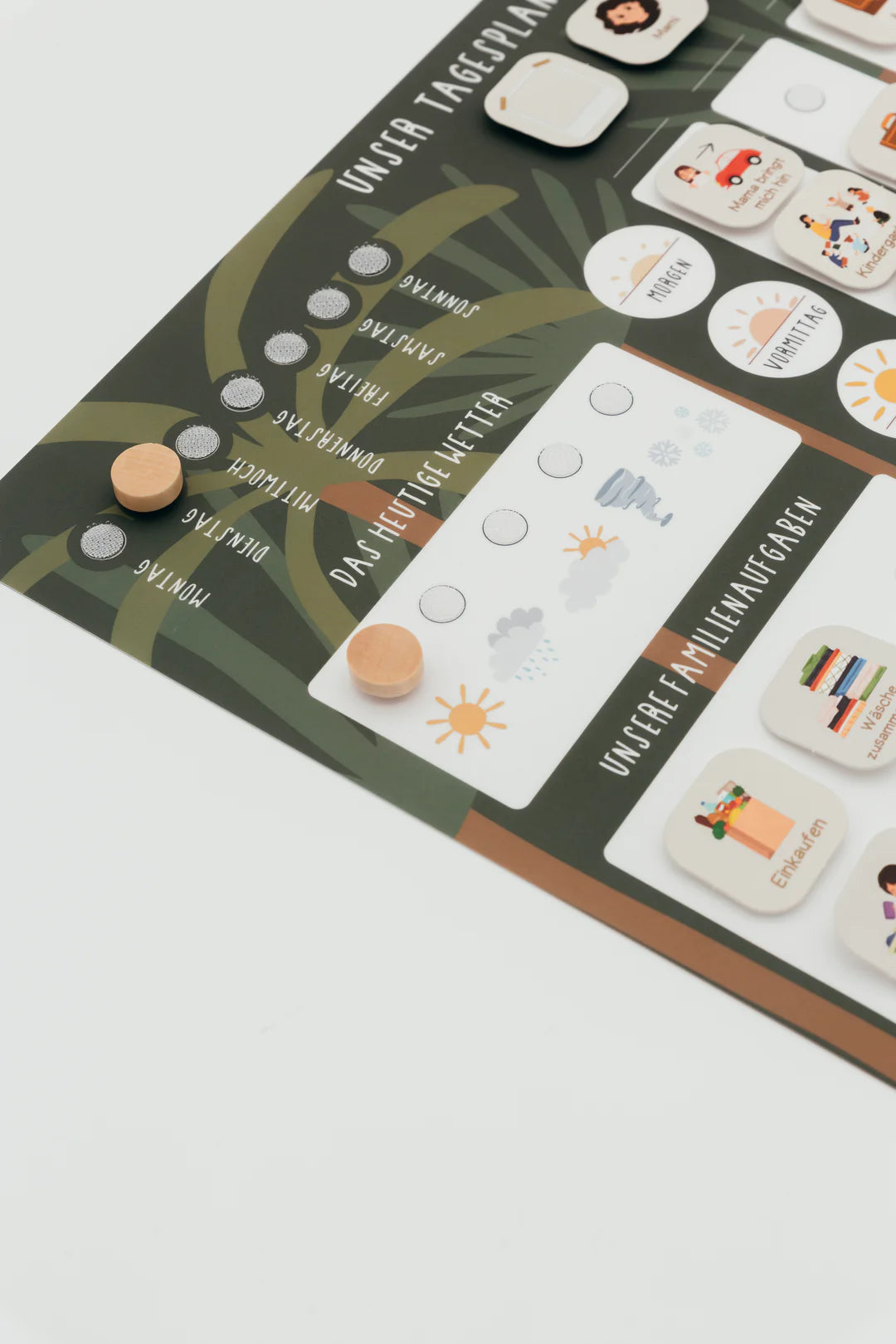 inliebekind Tagesplaner/Familienplaner inkl Symbole DINO