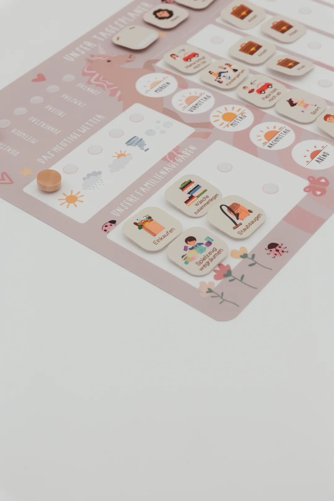 inliebekind Tagesplaner/Familienplaner inkl Symbole EINHORN