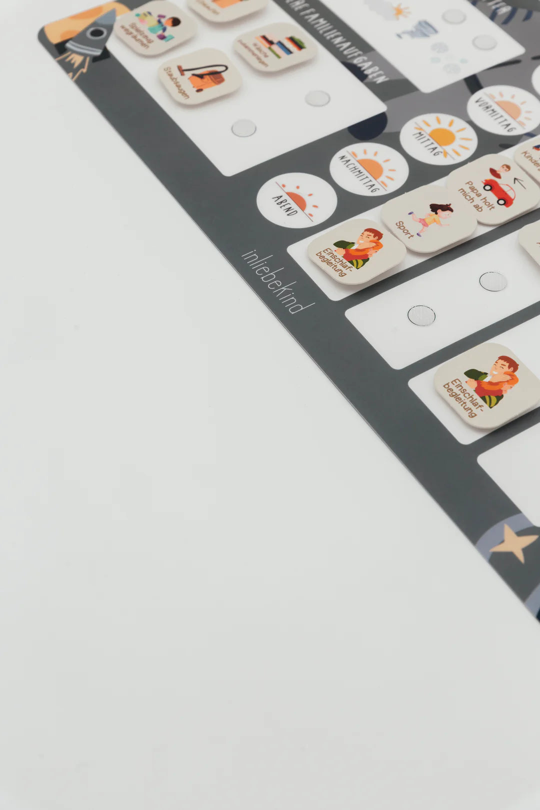 inliebekind Tagesplaner/Familienplaner inkl Symbole ASTRONAUT