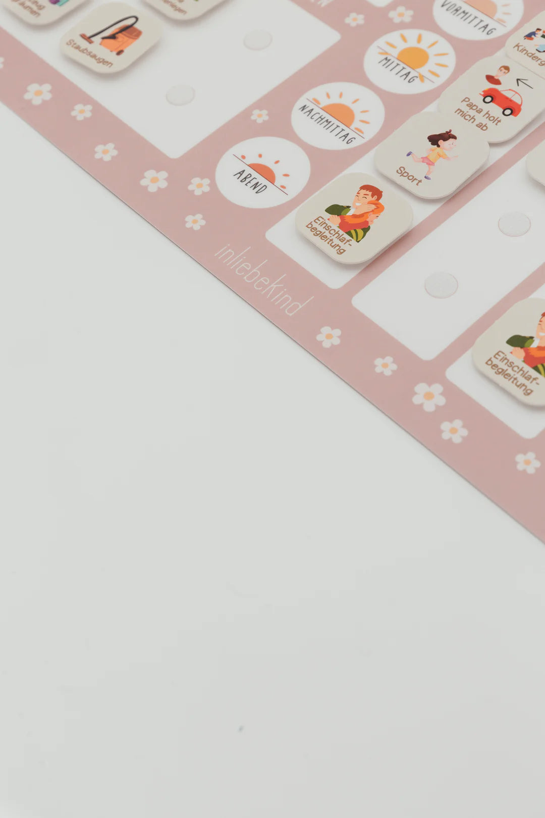 inliebekind Tagesplaner/Familienplaner inkl Symbole FLOWERS
