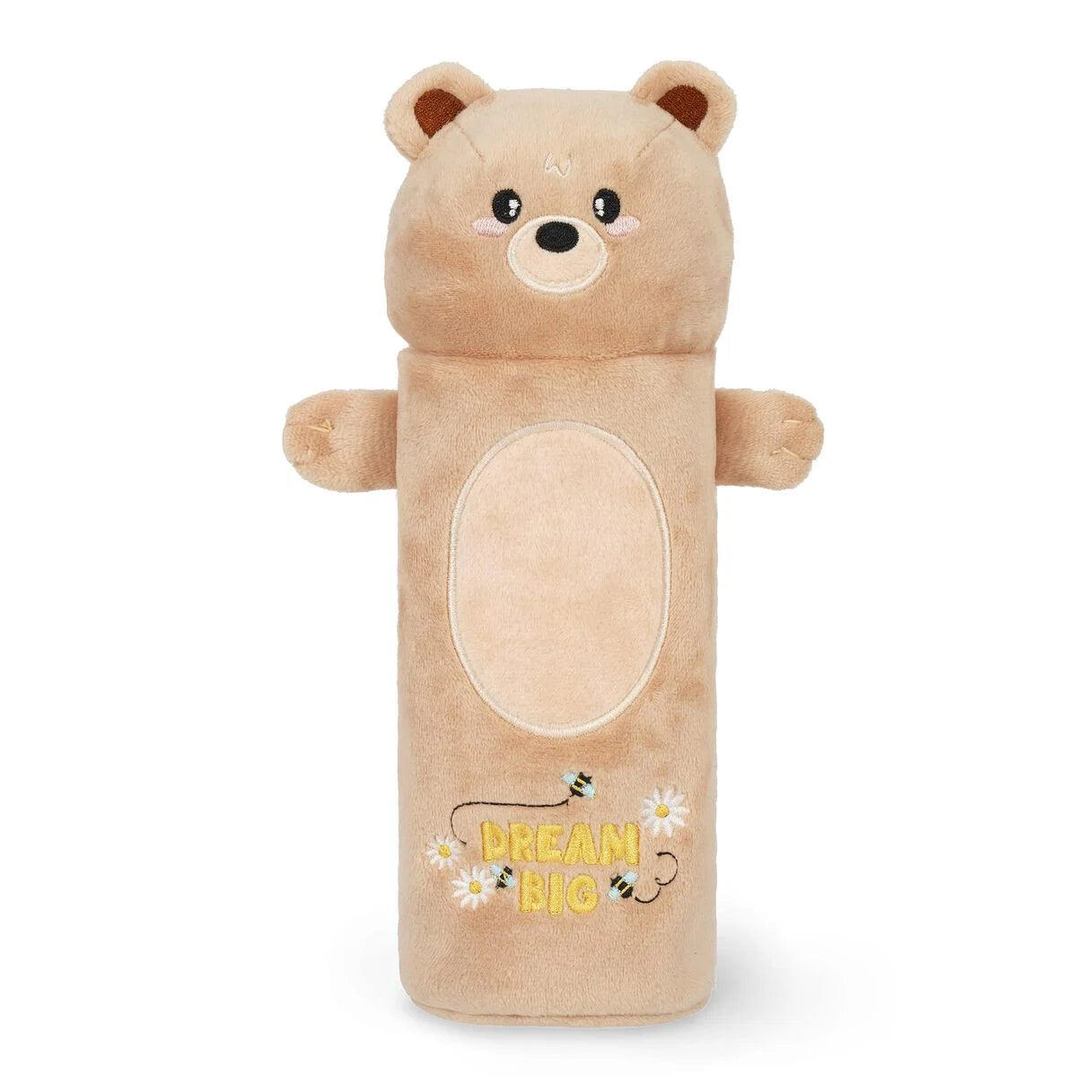 Legami Teddybär "Dream Big" Weiches Plüsch-Federmäppchen
