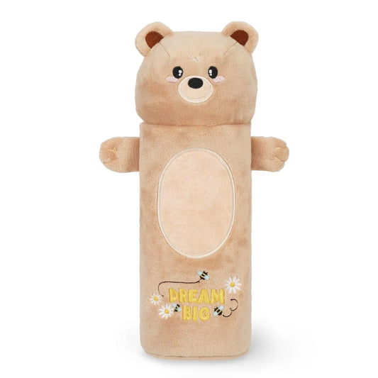 Legami Teddybär "Dream Big" Weiches Plüsch-Federmäppchen
