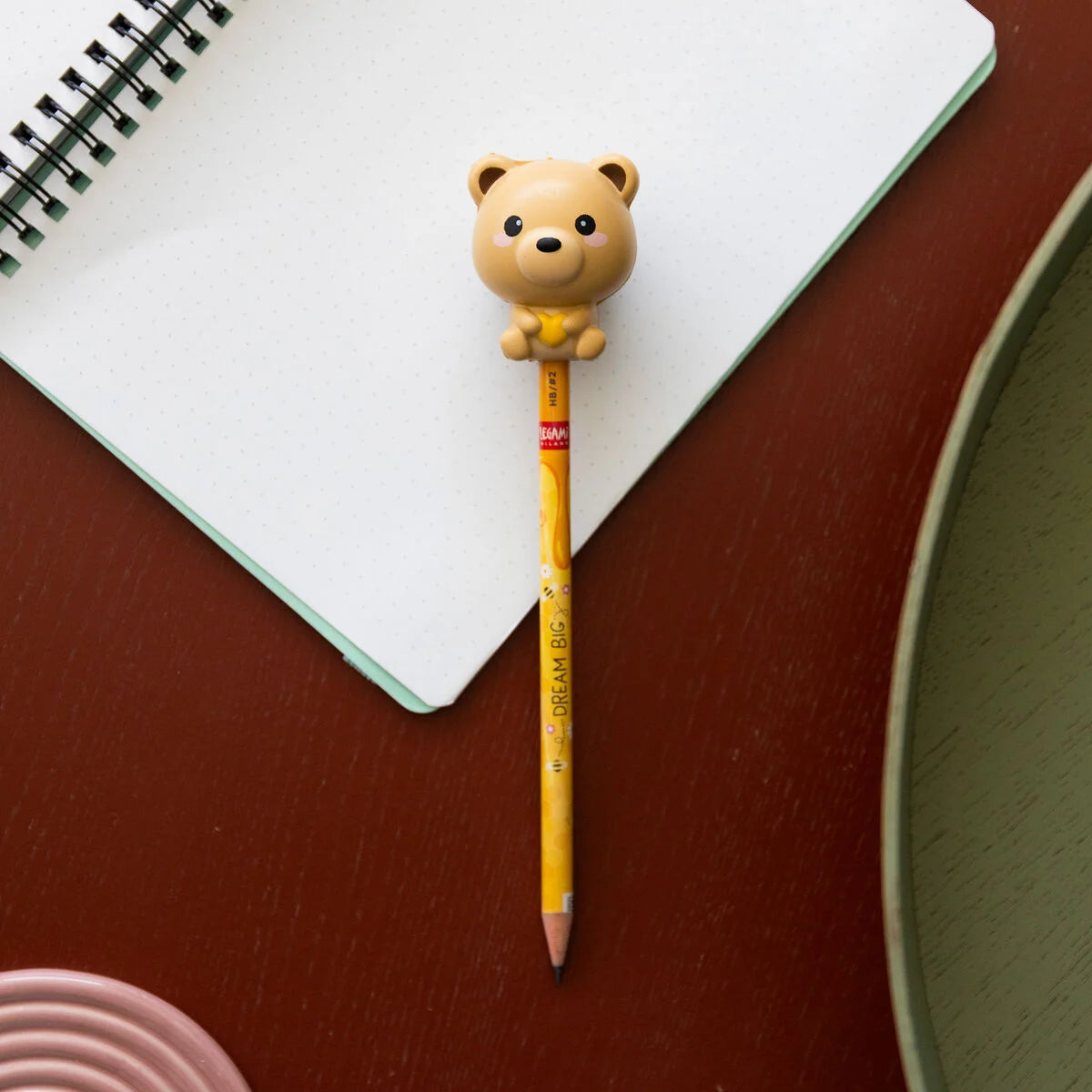 Legami Anti-Stress-Bleistift Teddybär „Dream Big“ - Squeezies