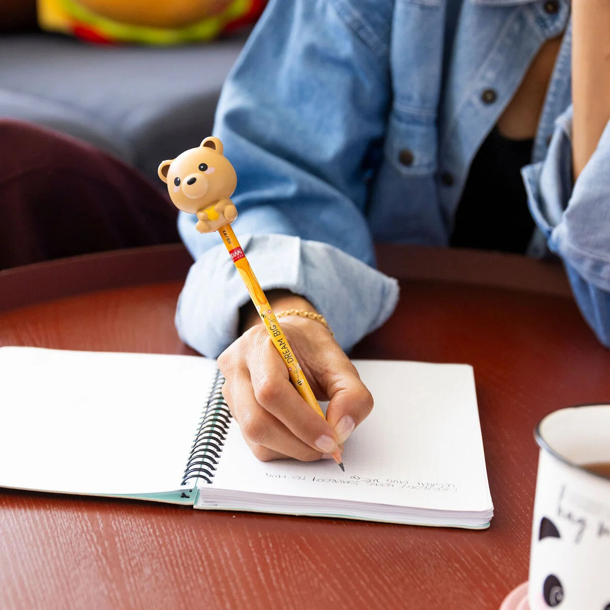 Legami Anti-Stress-Bleistift Teddybär „Dream Big“ - Squeezies