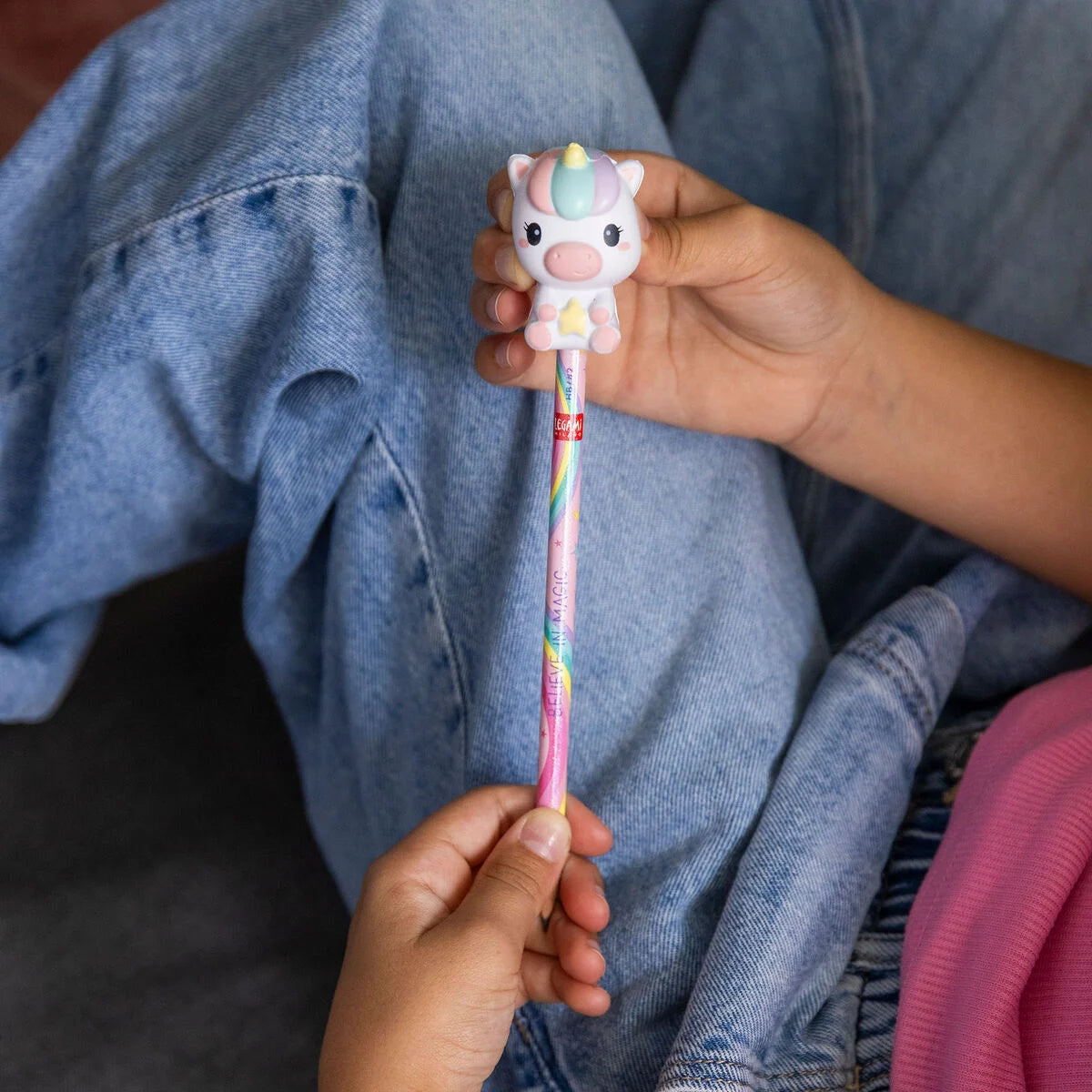 Legami Anti Stress Bleistift - Einhorn Squeezies