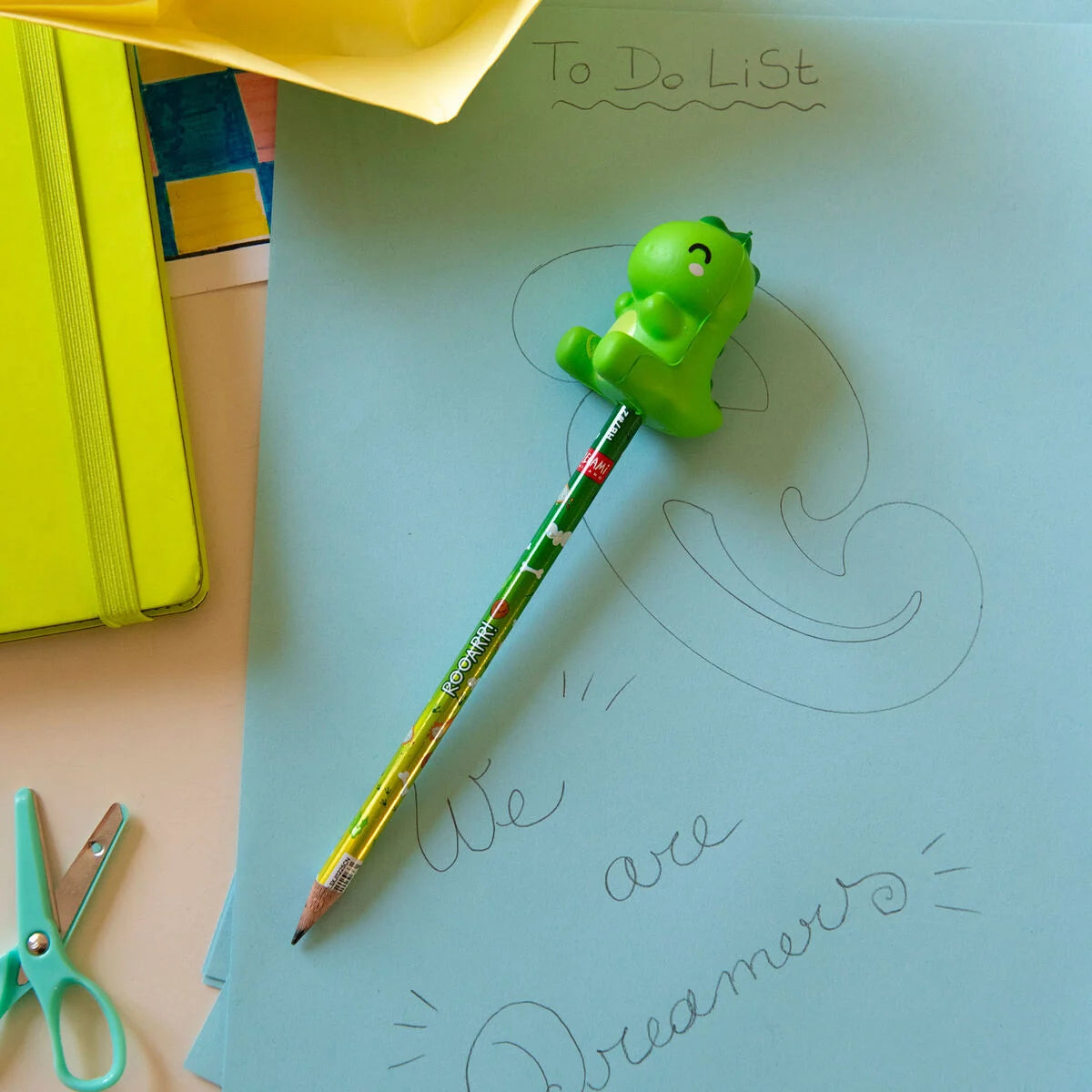 Legami Anti Stress Bleistift - Dino Squeezies