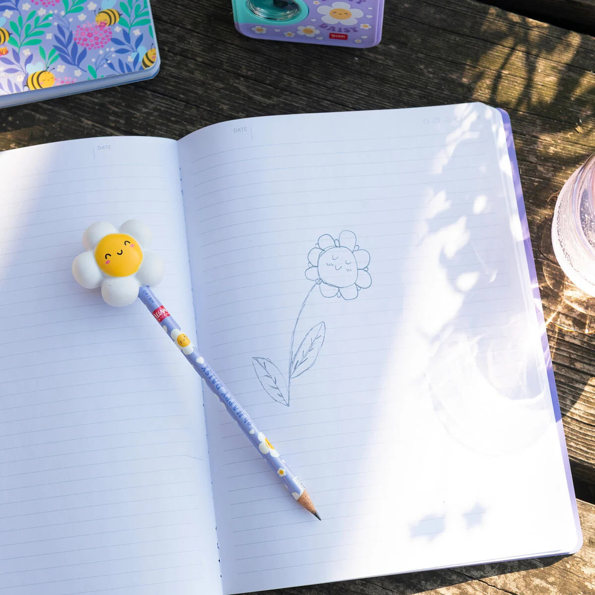 Legami Anti Stress Bleistift - Gänseblümchen Squeezies