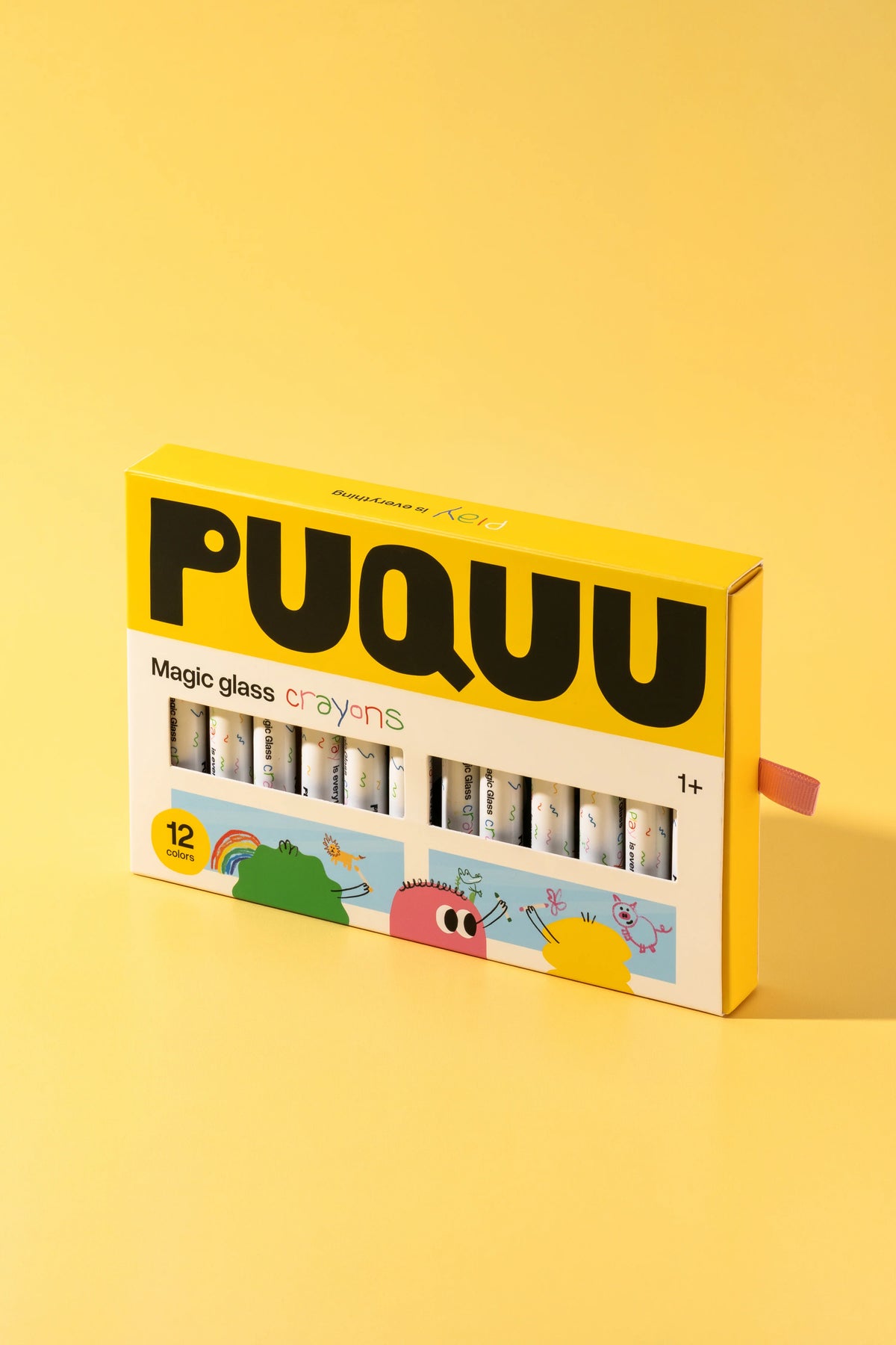 Puquu Magische Glasbuntstifte - 12 Farben
