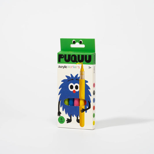 Puquu Acryl Stifte - 6 Farben