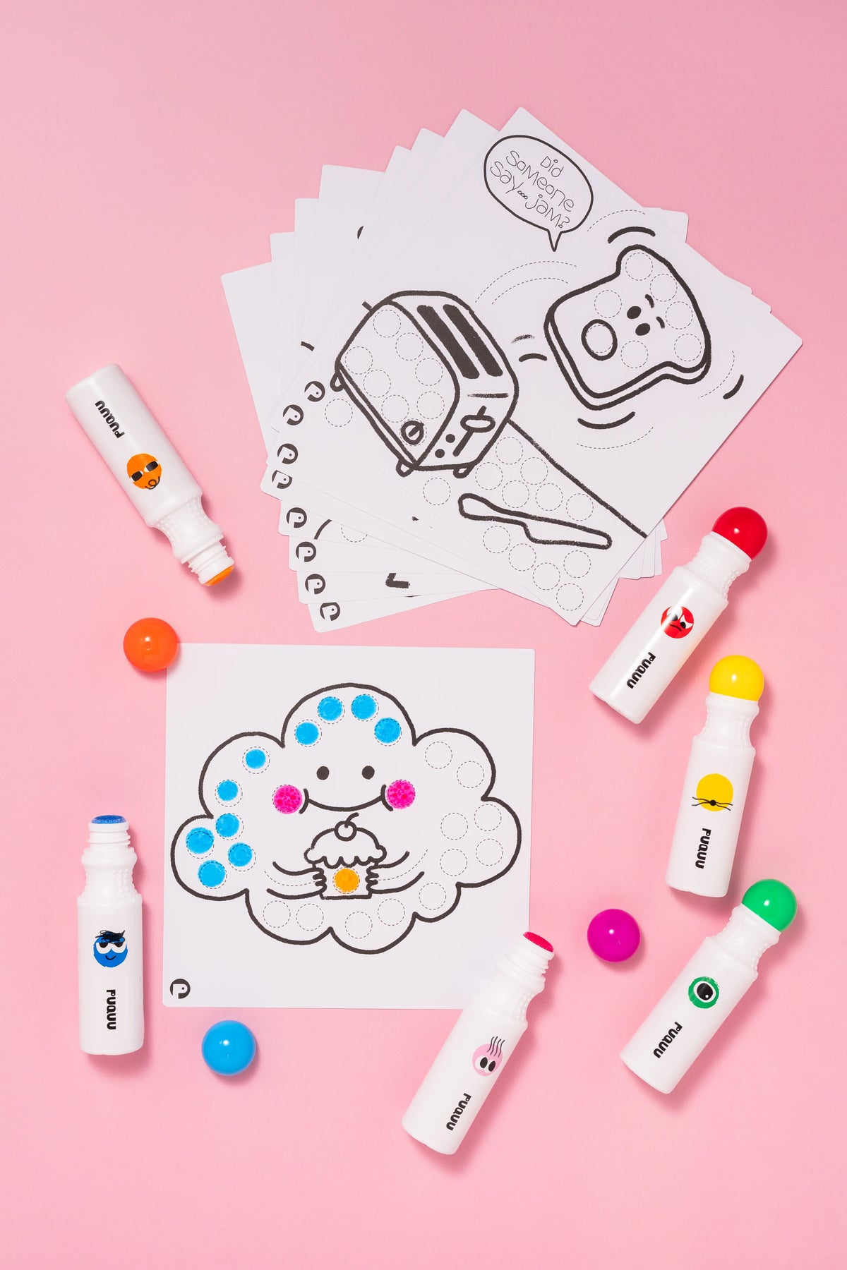 Puquu Punktmarker - 6 Farben