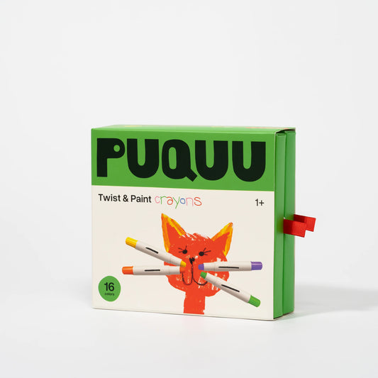Puquu Twist & Paint Crayons - 16 Farben
