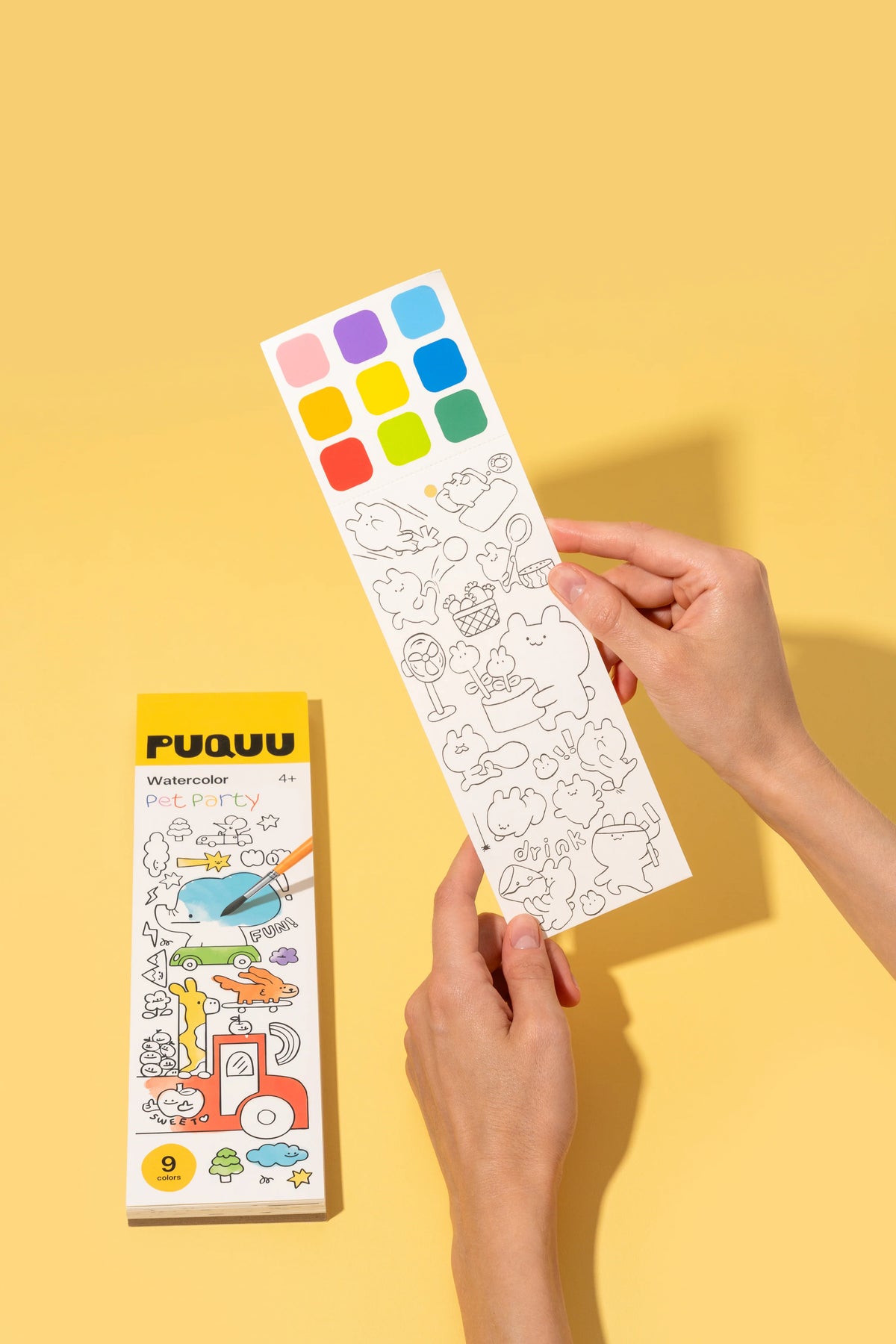 Puquu Watercolor Pet Party