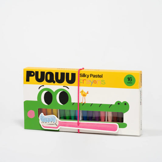 Puquu Seidige Pastellstifte - 16 Farben