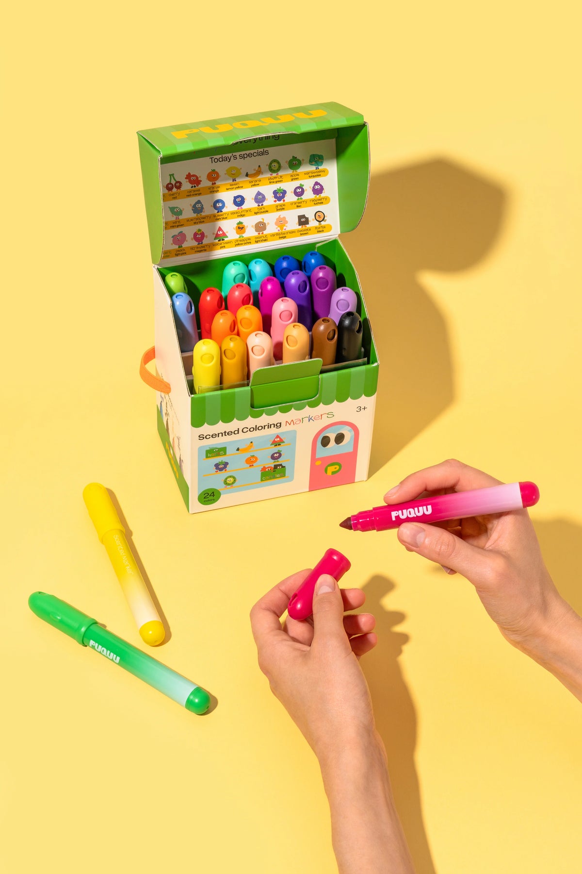 Puquu Duftende Farbmarker - 24 Farben