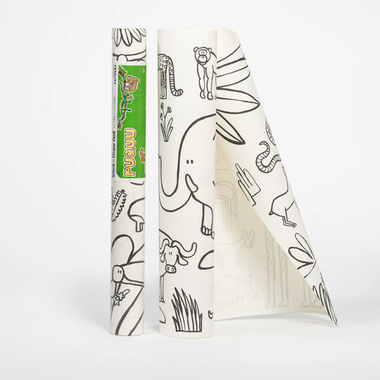 Puquu Malrolle – Stick & Draw Roll von Piotr Karski – Tiere