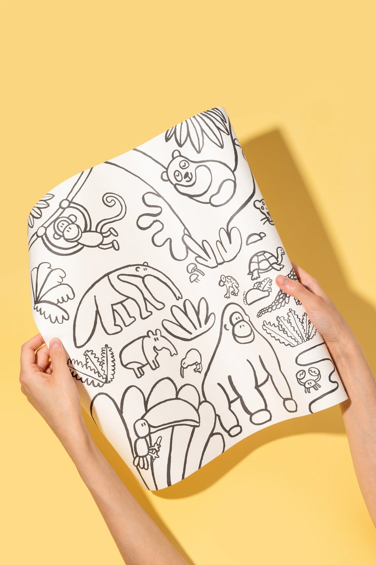 Puquu Malrolle – Stick & Draw Roll von Piotr Karski – Tiere