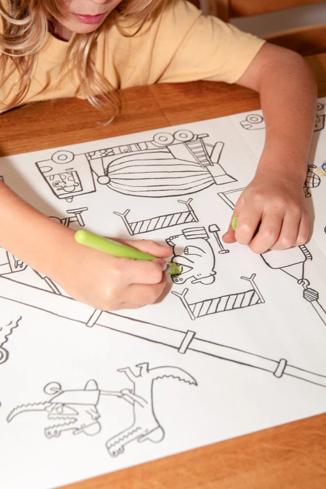 Puquu Malrolle – Stick & Draw Roll von Piotr Karski – Fahrzeuge